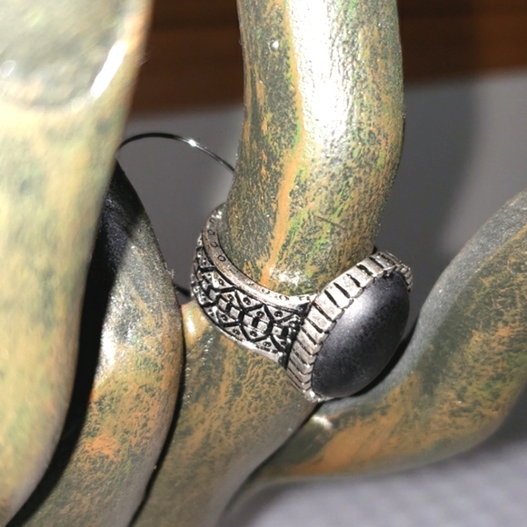 NWT CHICO'S Camile Silver & Black Size 9 - Picture 4 of 7